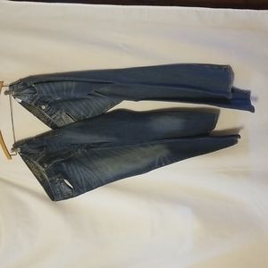Two pairs American Eagle Outfitters Jean's size 30 x 34 and 30 x 36
